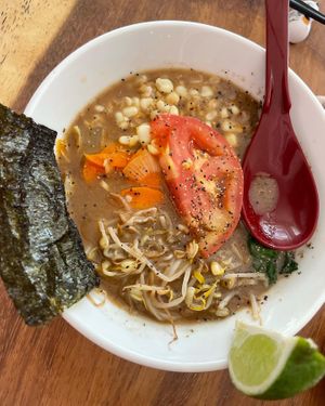   at Vegan Ramen Mei in Puerto Vallarta