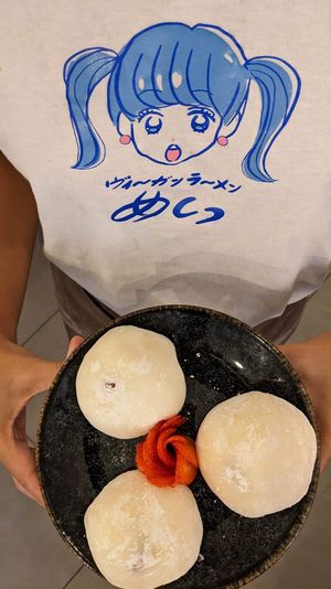 Daifuku Mochi   at Vegan Ramen Mei in Puerto Vallarta