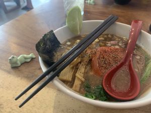 Tokyo Shoyu  at Vegan Ramen Mei in Puerto Vallarta