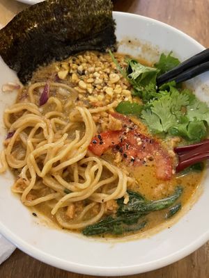 Tantan  at Vegan Ramen Mei in Puerto Vallarta