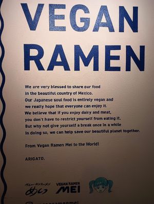 Japanese soul food at Vegan Ramen Mei in Puerto Vallarta