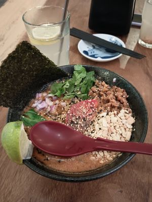 Tantan at Vegan Ramen Mei in Puerto Vallarta