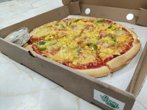 The largest options for vegan pizza you like.
In Ipswich!!!  at Rodi Pizza & Grill in Ipswich