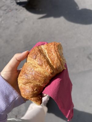 Vegan croissant  at Mugs & Co in Milan