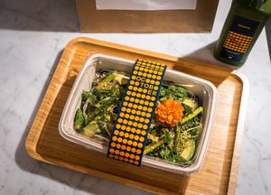 Kale + Brussels Salad at October in New York City