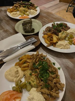 Shawarma & Kebab plate😄  at Vegano Flavors in Berlin