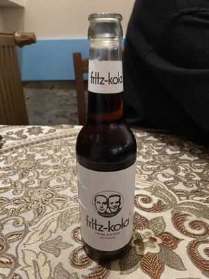 Fritz-kola zero sugar  at Vegano Flavors in Berlin