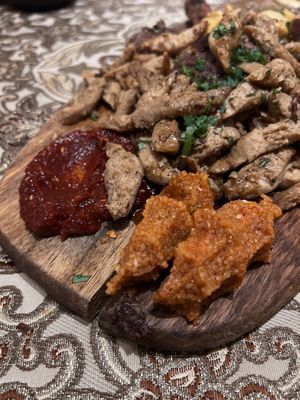 Grill Mix Teller Fur Zwei Person  at Vegano Flavors in Berlin