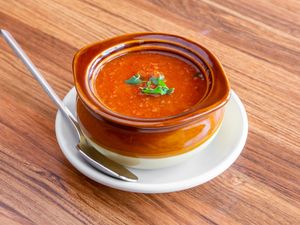 Vegan Gundruk Soup at Base Crave in Cambridge