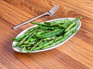 Vegan Green Beans Bite at Base Crave in Cambridge