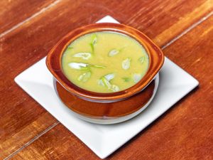 Lentil Soup Vegan at Base Crave in Cambridge