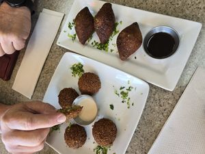 Kibbeh & Falafel at Falafel Gourmet in Coral Springs