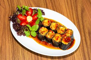 california roll at Gardenai Chay in Hanoi