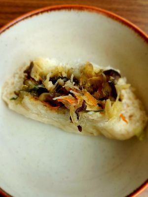 Steam bun at Gardenai Chay in Hanoi