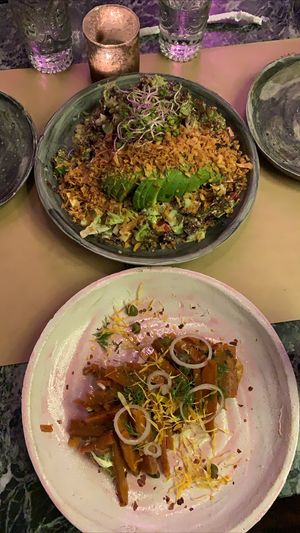 LA salad at Winners Vegan Restaurant in Athens