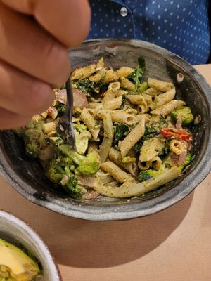 Lemon Pasta at Winners Vegan Restaurant in Athens