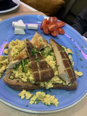 Tofu scramble   at Winners Vegan Restaurant in Athens
