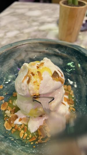 Pavlova   at Winners Vegan Restaurant in Athens