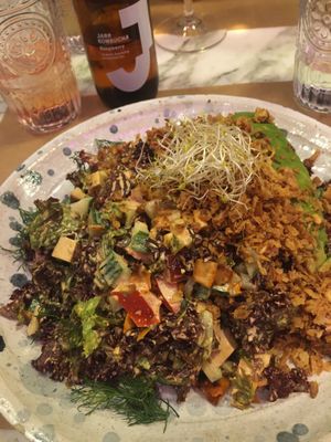 L.A. Salad  at Winners Vegan Restaurant in Athens