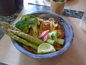  at Winners Vegan Restaurant in Athens