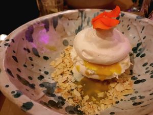 Pavlova at Winners Vegan Restaurant in Athens