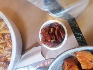 Bacon at Winners Vegan Restaurant in Athens