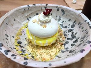 Pavlova at Winners Vegan Restaurant in Athens