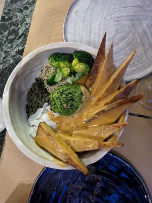   at Winners Vegan Restaurant in Athens