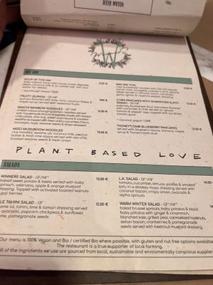   at Winners Vegan Restaurant in Athens