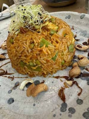 Indonesian Bowl   at Winners Vegan Restaurant in Athens