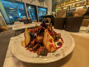 Winter salad at Winners Vegan Restaurant in Athens