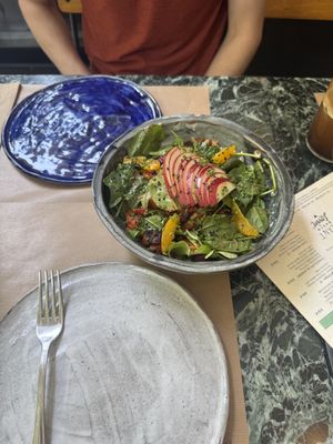 SO GREAT!  at Winners Vegan Restaurant in Athens