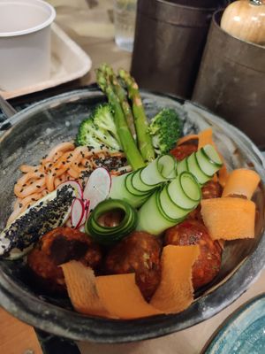  at Winners Vegan Restaurant in Athens