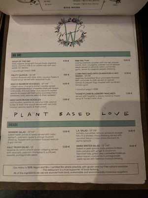   at Winners Vegan Restaurant in Athens