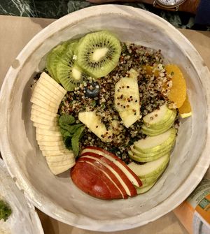 Fruity quinoa   at Winners Vegan Restaurant in Athens