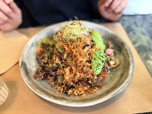   at Winners Vegan Restaurant in Athens