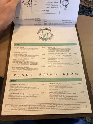  at Winners Vegan Restaurant in Athens
