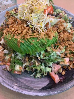 California Salad  at Winners Vegan Restaurant in Athens