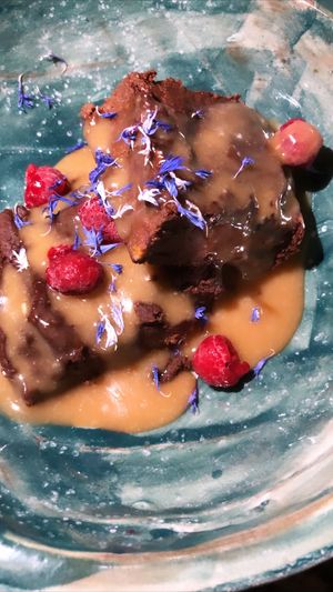 brownies at Winners Vegan Restaurant in Athens