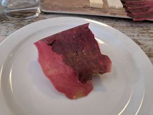 No jamón at El Jardi in Mataro