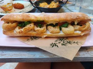 Entrepa de no-calamars at El Jardi in Mataro