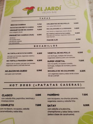 Tapas at El Jardi in Mataro