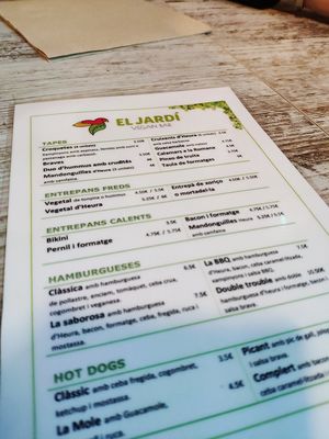 Carta at El Jardi in Mataro