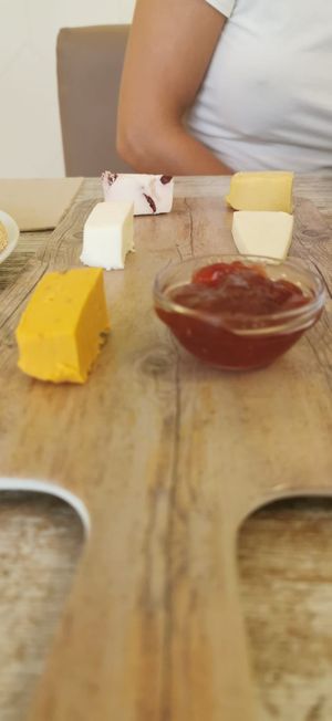 Tauleta formatges at El Jardi in Mataro