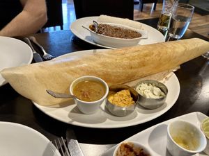 Pannier Dosa  at Coconut Lagoon in York
