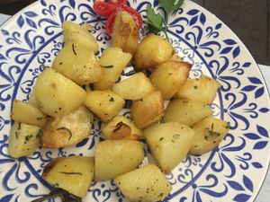 Sautéed potato  at Al Corner in Venice