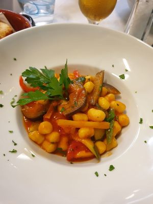 Vegetable gnocchi  at Al Corner in Venice