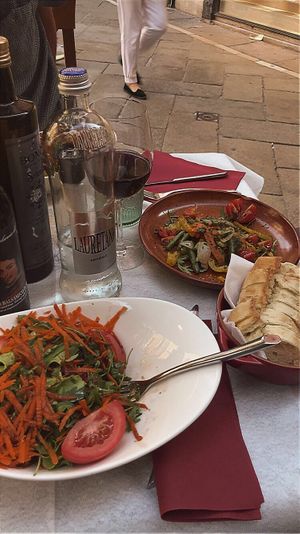 Insalata misti & grilled vegetables  at Al Corner in Venice