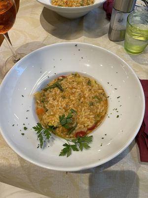 Vegetable Risotto, delicious,  min 2 persons  at Al Corner in Venice