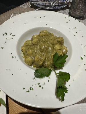 Pesto gnoccihi  at Al Corner in Venice